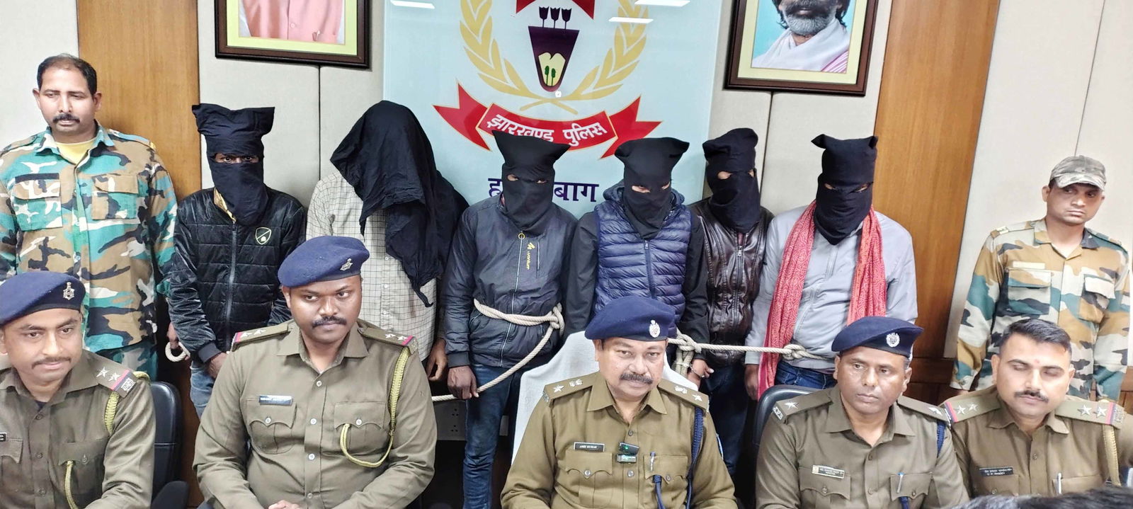 हजारीबाग में अंतरराज्यीय वाहन चोर गिरोह का भंडाफोड़, 6 शातिर गिरफ्तार