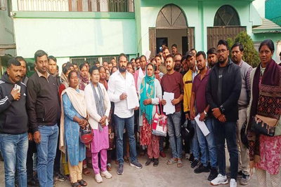 CIP कांके के 156 सुरक्षाकर्मियों को हटाने के विरोध में प्रतिनिधिमंडल ने JMM को सौंपा ज्ञापन