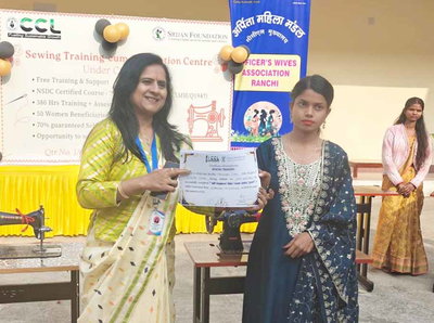 रांची : अर्पिता महिला मंडल की पहल से महिलाओं को मिला रोजगार का मौका