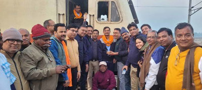 जादूगोड़ा: ऋषिकेश कलिंगा उत्कल एक्सप्रेस का राखा माइंस रेलवे स्टेशन पर ठहराव शुरू