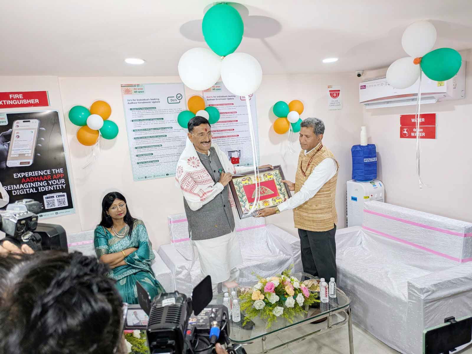 रांची: संजय सेठ ने उन्नत आधार सेवा केंद्र का किया उद्घाटन