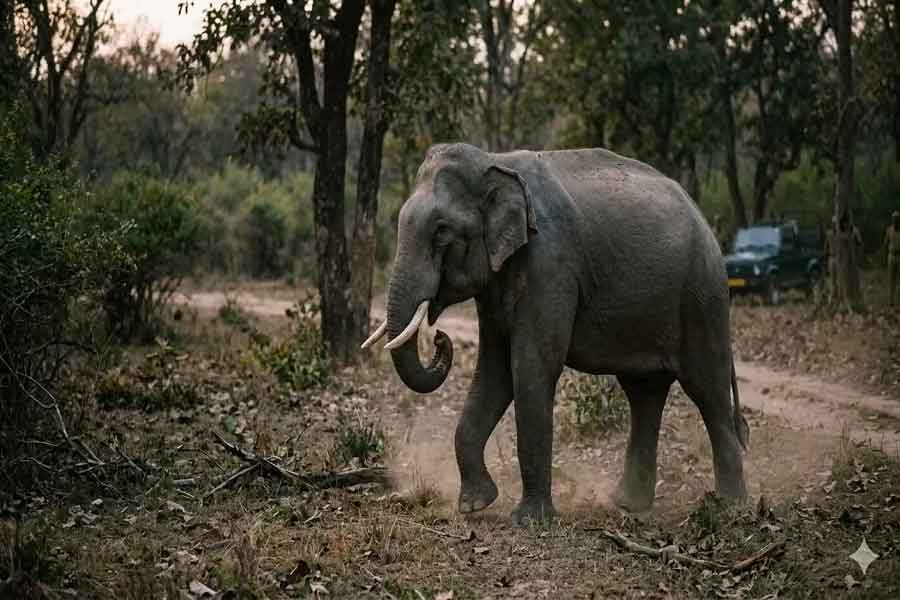 सरायकेला-खरसावां में जंगली हाथी की संदिग्ध मौत, हाई वोल्टेज तारों पर उठे सवाल