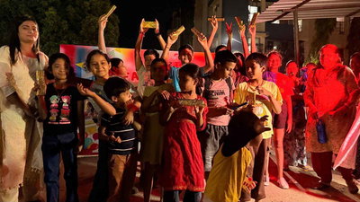 त्रिवेणीपुरम सोसाइटी में टाइनी 2 टॉल प्रेजेंट्स फैमिली फनडे,  बारिश और ओलावृष्टि भी नहीं रोक पाये मस्ती