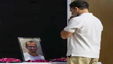 संगीतकार विक्रम सिंह की श्रद्धांजलि सभा में शामिल हुए राहुल, कहा, मणिपुर से थे, इसलिए निशाने पर आये