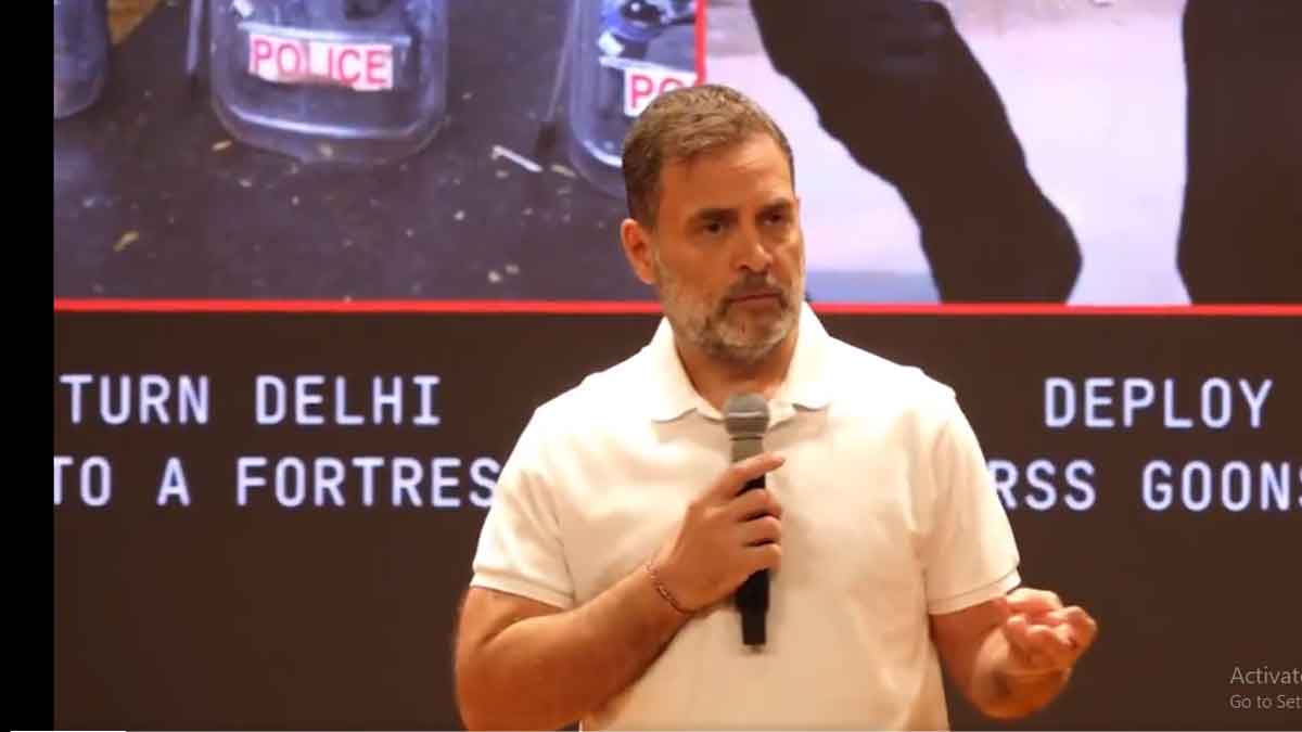 Rahul Gandhi, press conference