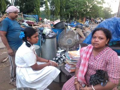 रिम्स के बाद अब मोरहाबादी में चला बुलडोजर, उसुलाईन की 10 वीं की छात्रा लक्ष्मी हुई  बेघर