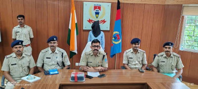 खूंटी पुलिस ने PLFI सदस्य को किया गिरफ्तार, देसी पिस्टल और छह जिंदा कारतूस बरामद