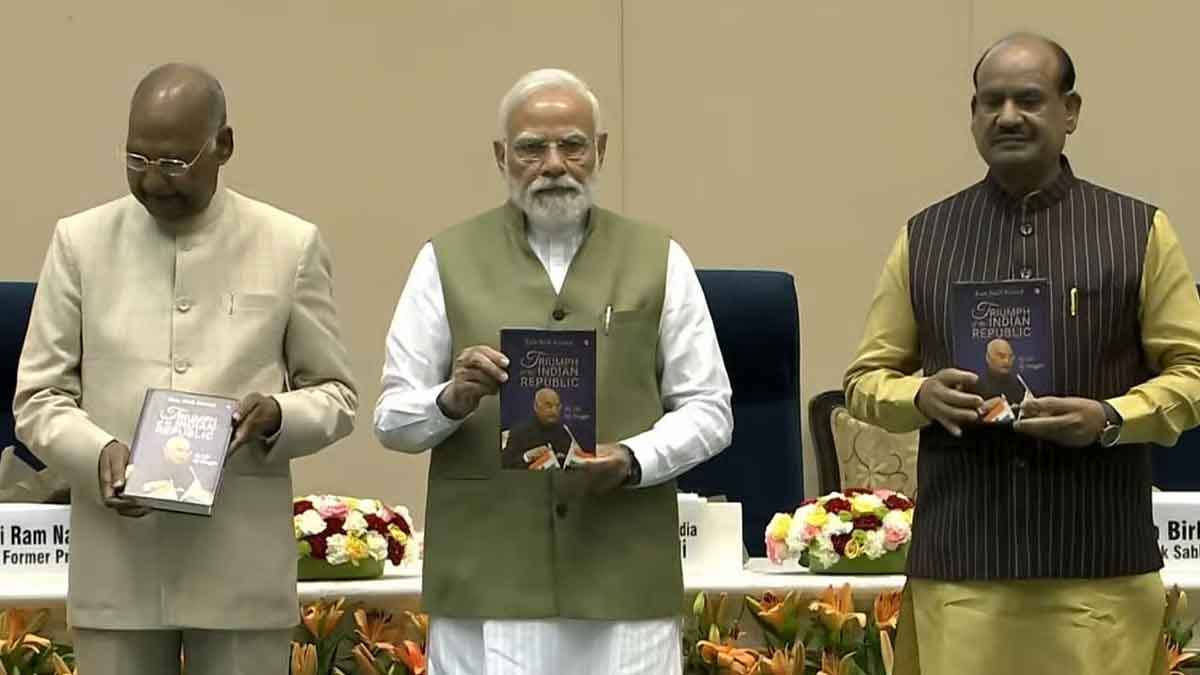 पूर्व राष्ट्रपति रामनाथ कोविंद की आत्मकथा का विमोचन, पीएम मोदी का जेन-Z से पढ़ने का आग्रह, कहा,  शॉर्टकट से बचें युवा