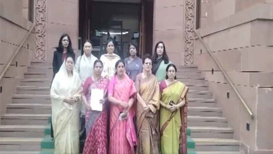 भाजपा की महिला सांसद ओम  बिरला से मिलीं, यौन उत्पीड़न के आरोपी कांग्रेस सांसद को लोकसभा से निलंबित करने की मांग