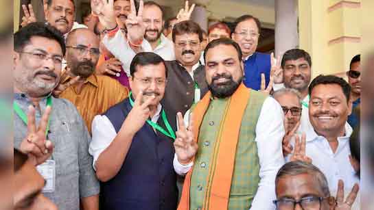 बिहार : राज्यसभा की पांचों सीट पर एनडीए का कब्जा, तेजस्वी यादव भाजपा पर बरसे