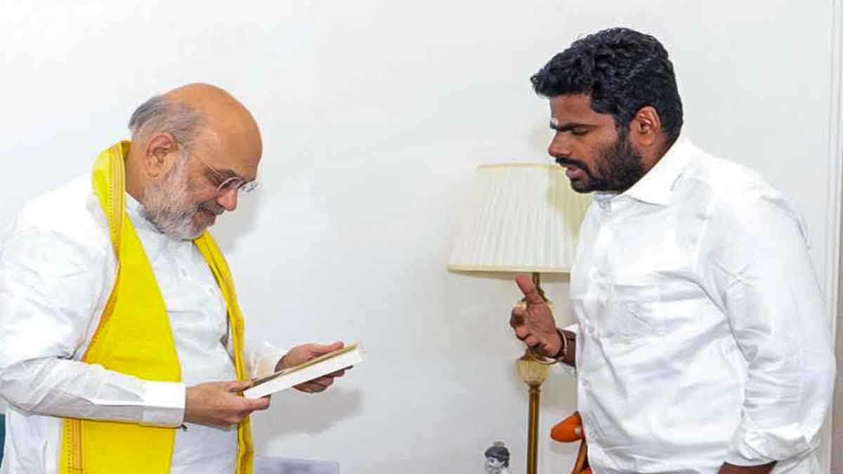 अन्नामलाई ने कहा, वे अमित शाह के सिद्धांतों का अनुसरण करते हैं, पीएम मोदी ईमानदार नेता