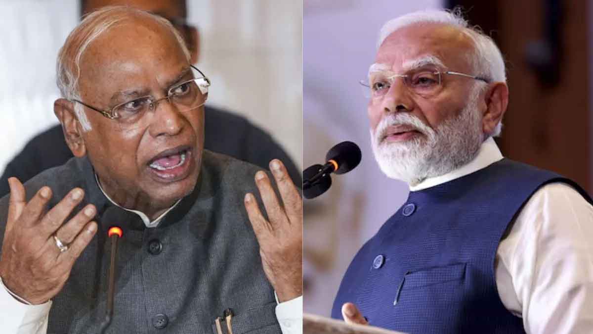 मल्लिकार्जुन खड़गे ने कहा, पीएम मोदी का भाषण कांग्रेस पर कीचड़ उछालने वाला और झूठ से भरा था