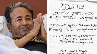 सोनम वांगचुक का पोस्ट, यह आजादी का दूसरा आंदोलन,संसद मार्च को सफल बनायें, गीतांजलि ने  दिल्ली हाई कोर्ट में गुहार लगाई