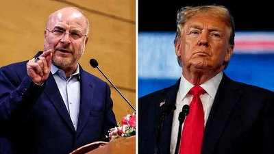 ट्रंप  ने कहा, ईरान समझौता करेगा, तभी अमेरिका ईरानी बंदरगाहों से नाकेबंदी हटायेगा,  गालिबाफ का जवाब, नहीं झुकेंगे