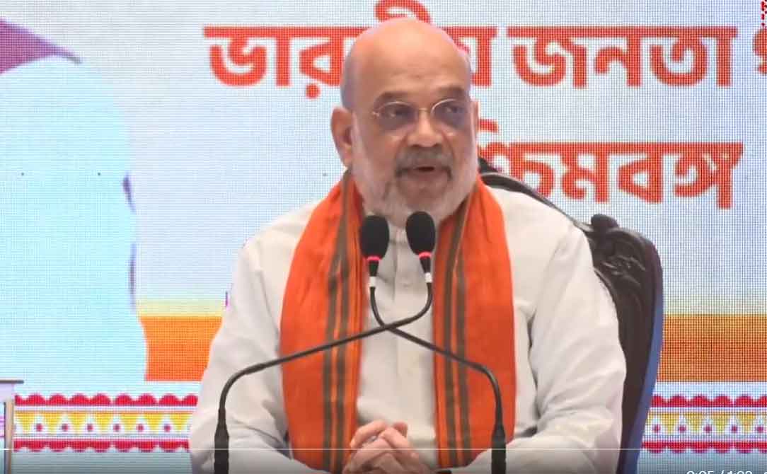 अमित शाह ने कहा, बंगाल में भाजपा की सुनामी, 152 सीटों में से 110 सीट जीतेंगे