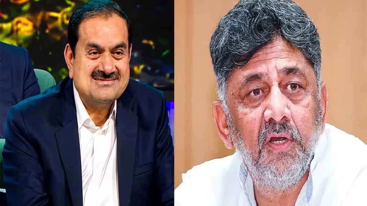 गौतम अडानी की कर्नाटक CM डीके शिवकुमार से मुलाकात पर भाजपा ने राहुल गांधी को घेरा