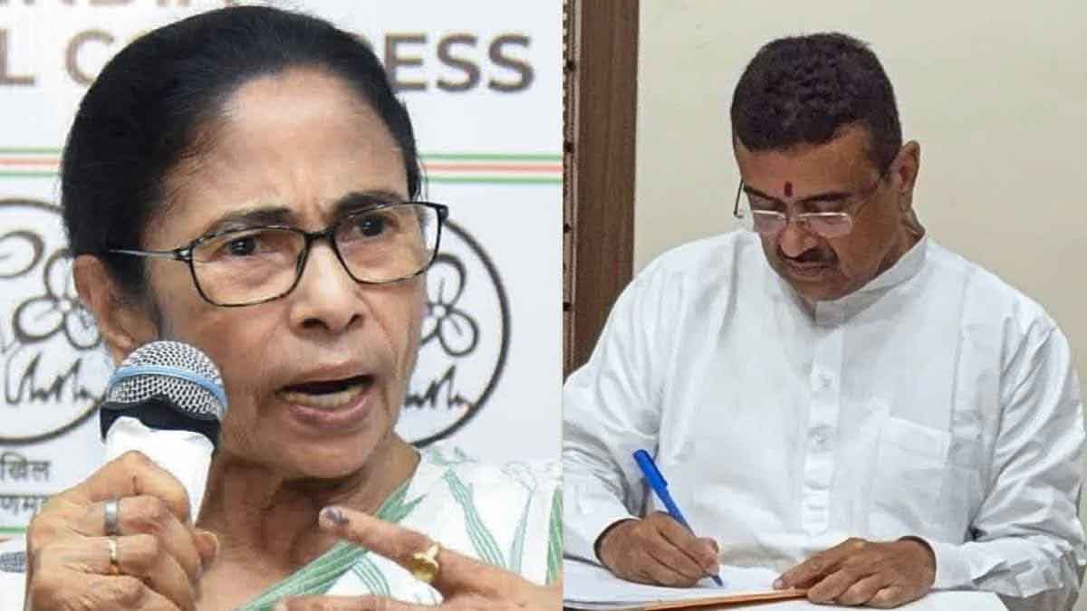 ममता बनर्जी का शुभेंदु सरकार पर आरोप, घर में नजरबंद करने की धमकी दी गयी