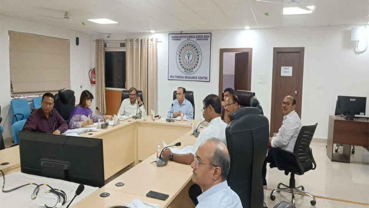RIMS Academic Council की बैठक, नये कोर्स सहित Junior Resident की संख्या बढ़ाने पर चर्चा