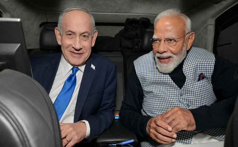 पीएम मोदी ने कहा,आतंकवाद का दुनिया में कोई स्थान नहीं, नेतन्याहू के साथ याद वाशेम पहुंचे