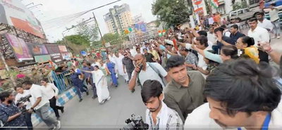 पश्चिम बंगाल  : चुनाव प्रचार के अंतिम दिन ममता बनर्जी का भवानीपुर में रोड शो