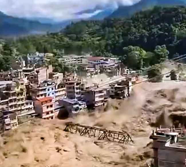 Devastation, Nepal Flood