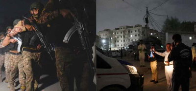 कराची में Terror Attack, छह आतंकवादी, चार पाकिस्तानी रेंजर्स मारे गये