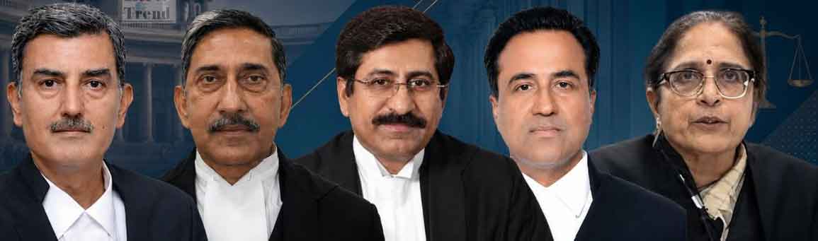 CJI ने सुप्रीम कोर्ट के पांच नये जजों को पद की शपथ दिलाई, संख्या बढ़कर 37 पर पहुंची