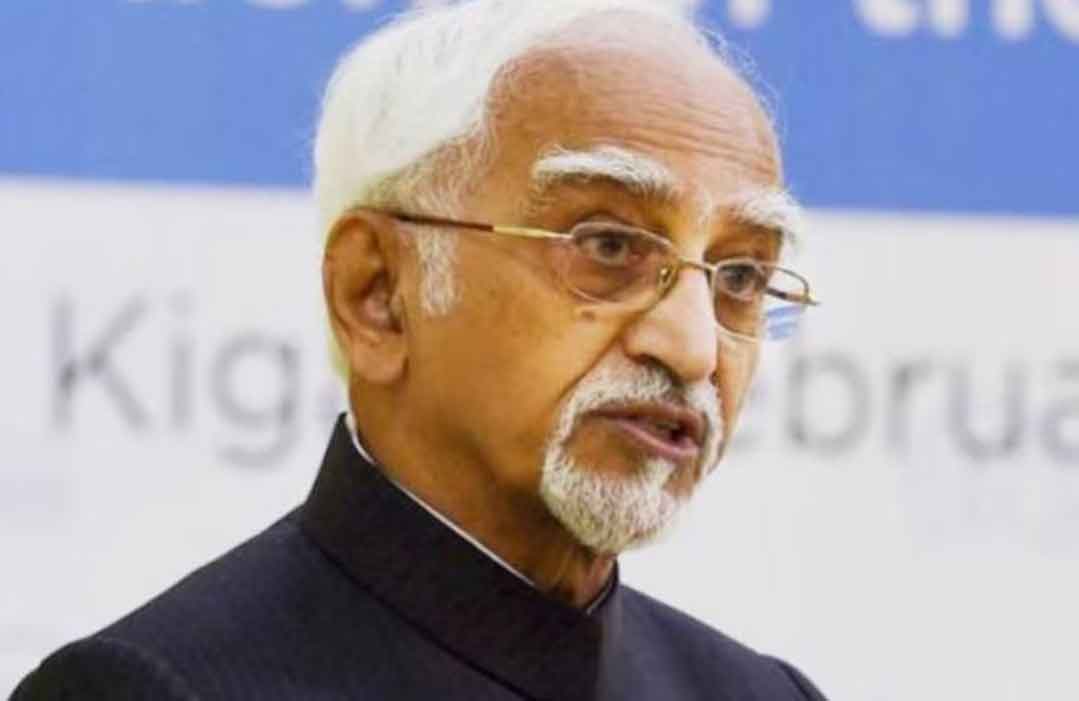 गजनवी और लोधी बाहर से नहीं आये, वे भारतीय ही थे, हामिद अंसारी के बयान पर भाजपा ने कांग्रेस को घेरा