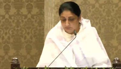 दिवंगत अजित पवार की पत्नी सुनेत्रा पवार ने महाराष्ट्र के उपमुख्यमंत्री पद की शपथ ली