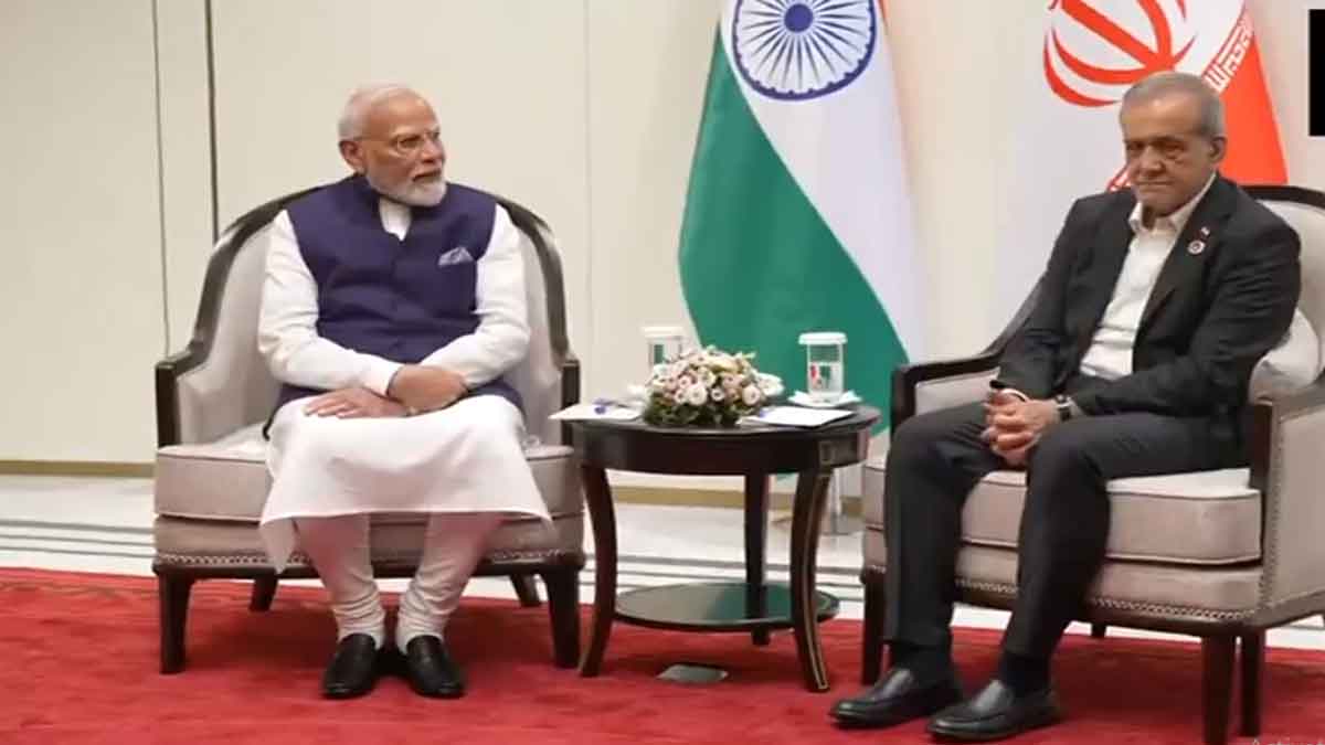 बिश्केक :  पीएम मोदी ईरान के राष्ट्रपति मसूद पेजेशकियन सहित कई नेताओं से मिले