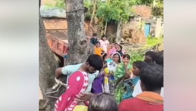 Giridih News: शादीशुदा महिला से मिलने नवादा से पहुंचा युवक, ग्रामीणों ने दोनों को पेड़ से बांधा