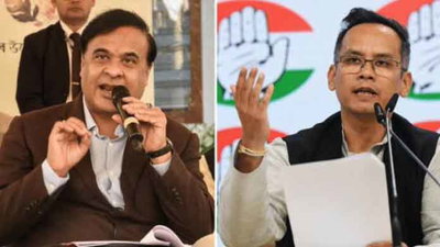 कांग्रेस का असम सीएम पर 12,000 बीघा जमीन कब्जाने  का आरोप, हिमंता ने कहा, गांधी परिवार के  गुलामों को कोर्ट में देखूंगा