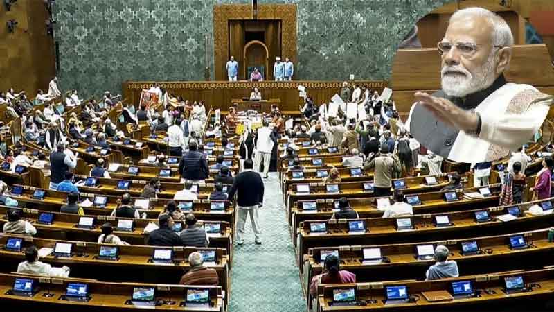 लोकसभा में पीएम मोदी का भाषण नहीं हुआ, ओम बिरला ने कहा, अप्रिय घटना का अंदेशा था,  मैंने पीएम से नहीं आने का आग्रह किया
