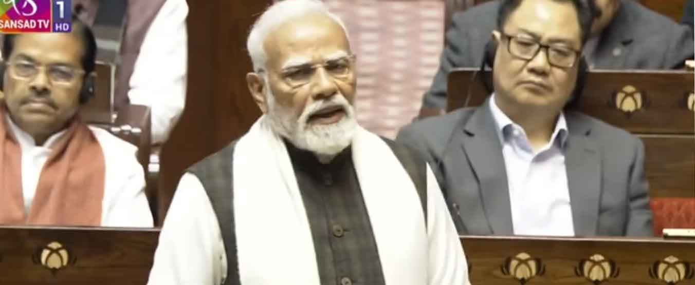 राज्यसभा में बोले पीएम, हम विकसित भारत बना रहे, कांग्रेस को मोदी की कब्र खोदनी है, विपक्ष का वॉकआउट