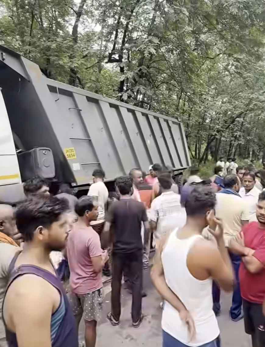गिद्दी सी वासरी के पास अनियंत्रित हाईवा की चपेट में आये मोटरसाइकिल सवार की मौत