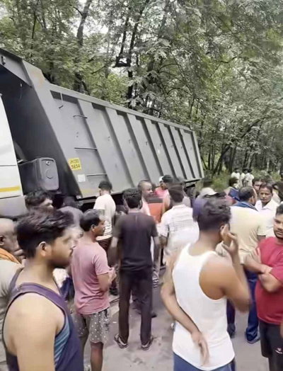 गिद्दी सी वासरी के पास अनियंत्रित हाईवा की चपेट में आये मोटरसाइकिल सवार की मौत