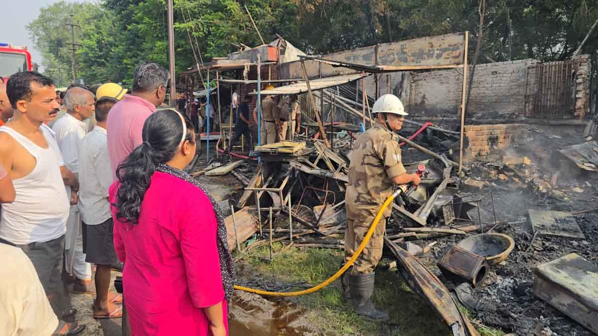 Bokaro, Fire breaks out