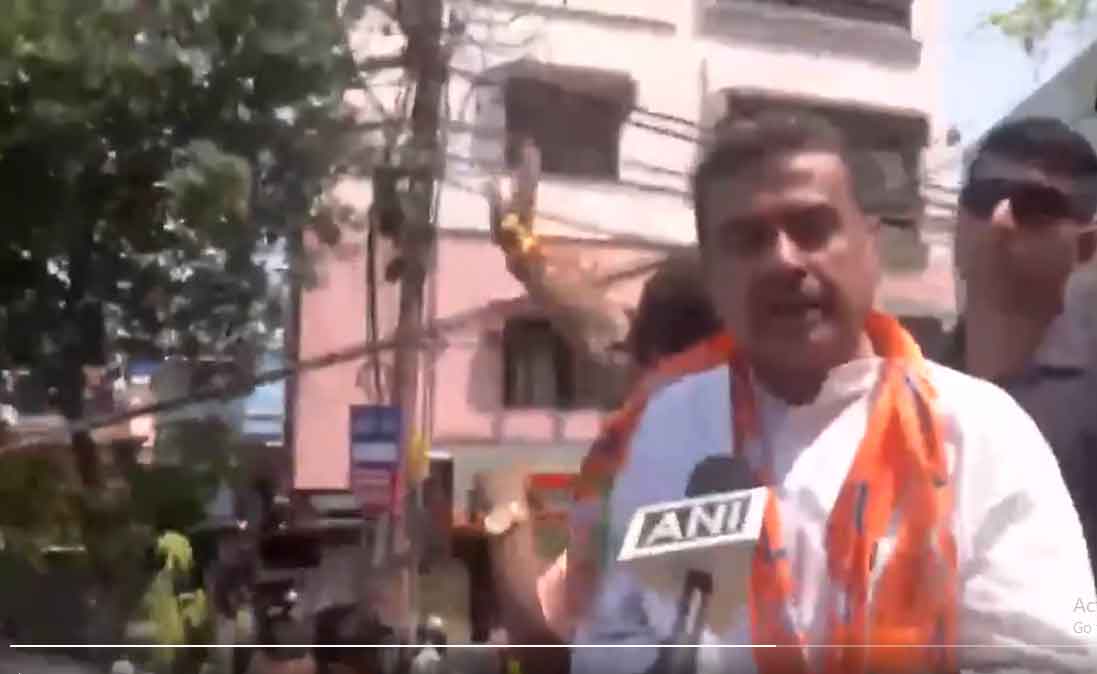 भवानीपुर से भाजपा उम्मीदवार सुवेंदु अधिकारी ने कहा, SIR में केवल बांग्लादेशी घुसपैठियों के नाम कटे हैं