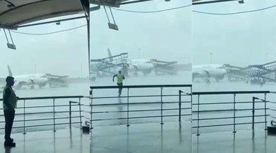 अचानक आये आंधी-तूफान के कारण IGI एयरपोर्ट पर एयर इंडिया के तीन विमान क्षतिग्रस्त