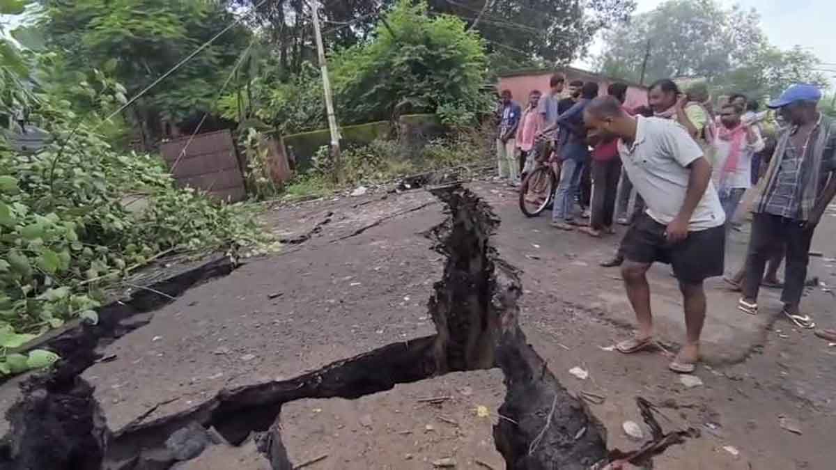 land subsidence,  Sijua,