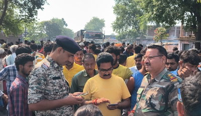 Ramgarh News : बारलोंग चौक पर वाहन के धक्के से युवक की मौत, विरोध में 4 घंटे सड़क जाम