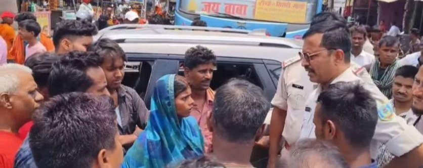 Giridih News : तिसरी में वाहन के धक्के से बाइक सवार युवक की मौत, विरोध में सड़क जाम