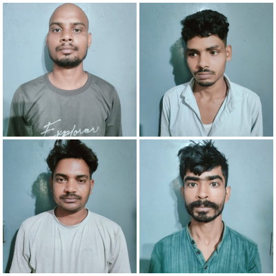 Hazaribagh News : स्कूल में हुई चोरी का खुलासा, चार युवक गिरफ्तार