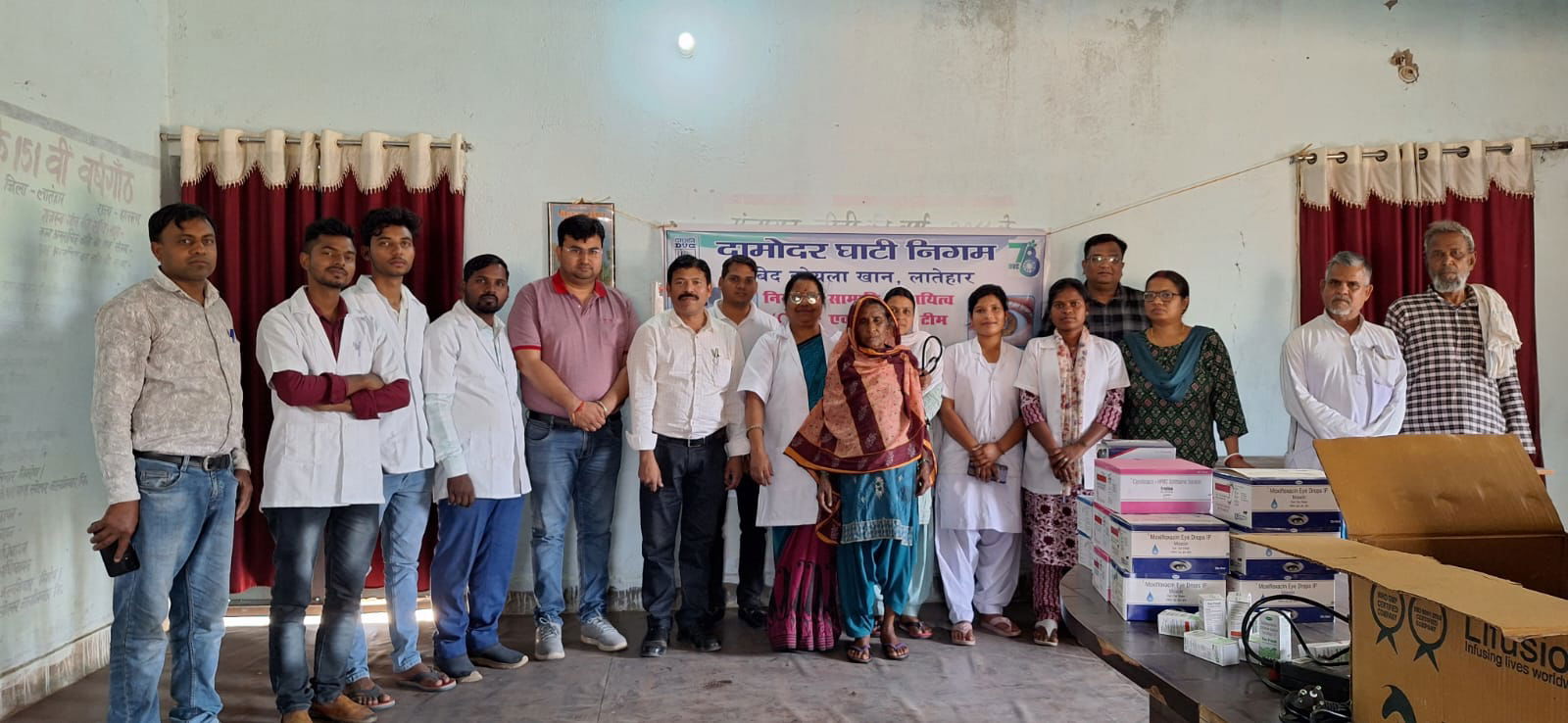 लातेहारः DVC के शिविर में 22 मोतियाबिंद मरीजों की पहचान, होगा मुफ्त ऑपरेशन