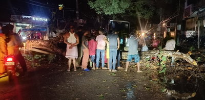 Palamu News : आंधी-बारिश का कहर, रेलवे ट्रैक पर पेड़ गिरा, हैदरनगर में युवक की मौत