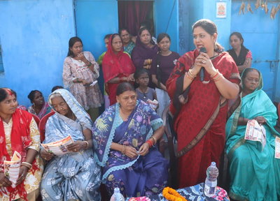 धनबादः मेयर प्रत्याशी इंदु देवी का वादा- हर वार्ड में बुनियादी सुविधाएं पहली प्राथमिकता
