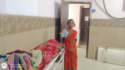 Latehar News : वज्रपात से पति की मौत, पत्नी घायल
