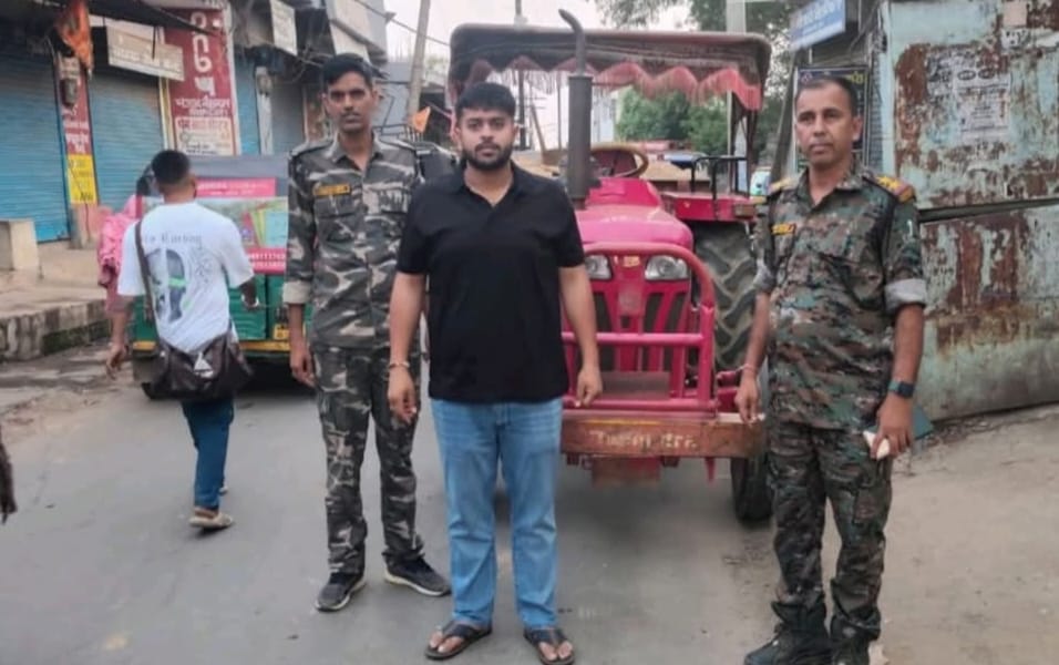 Tractor seized