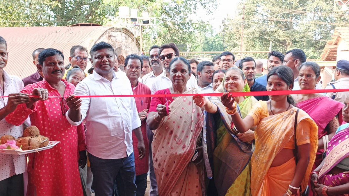 inauguration of Puja pandal