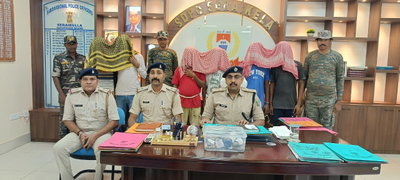 Saraikela News : बंद प्लांट से लोहा चोरी की साजिश नाकाम, छह गिरफ्तार